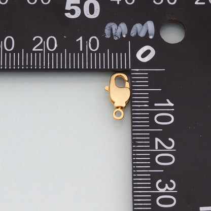 Gold Clasp,18K Gold Filled Lobster Clasp Gold Lobster Claw for DIY Jewelry Finding Necklace Bracelet