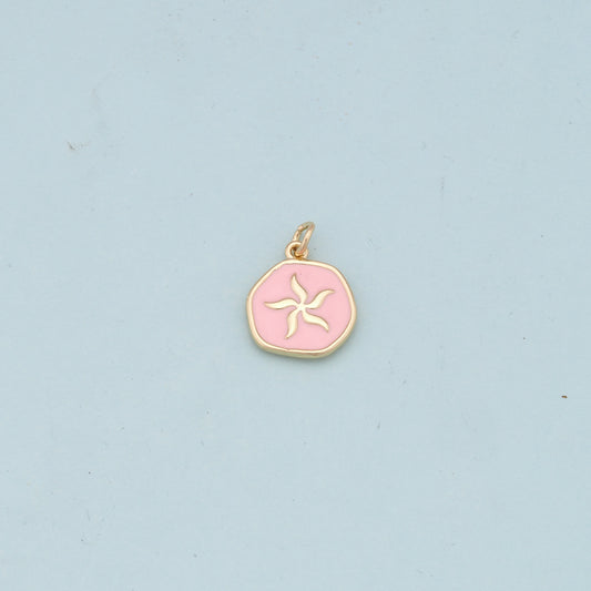 Gold Starfish Charms,18K Gold Filled Sea star Pendant,Starfish Charm Bracelet Necklace for DIY Jewelry Making Supply