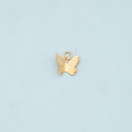 Gold Butterfly Charms,18K Gold Filled Butterfly Pendant,Butterfly Charm Bracelet Necklace for DIY Jewelry Making Supply