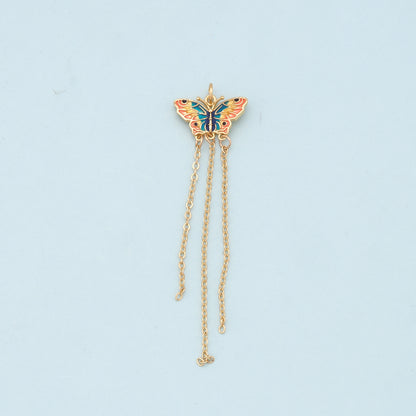 Gold Butterfly Charms,18K Gold Filled Butterfly Pendant,Butterfly Charm Bracelet Necklace for DIY Jewelry Making Supply