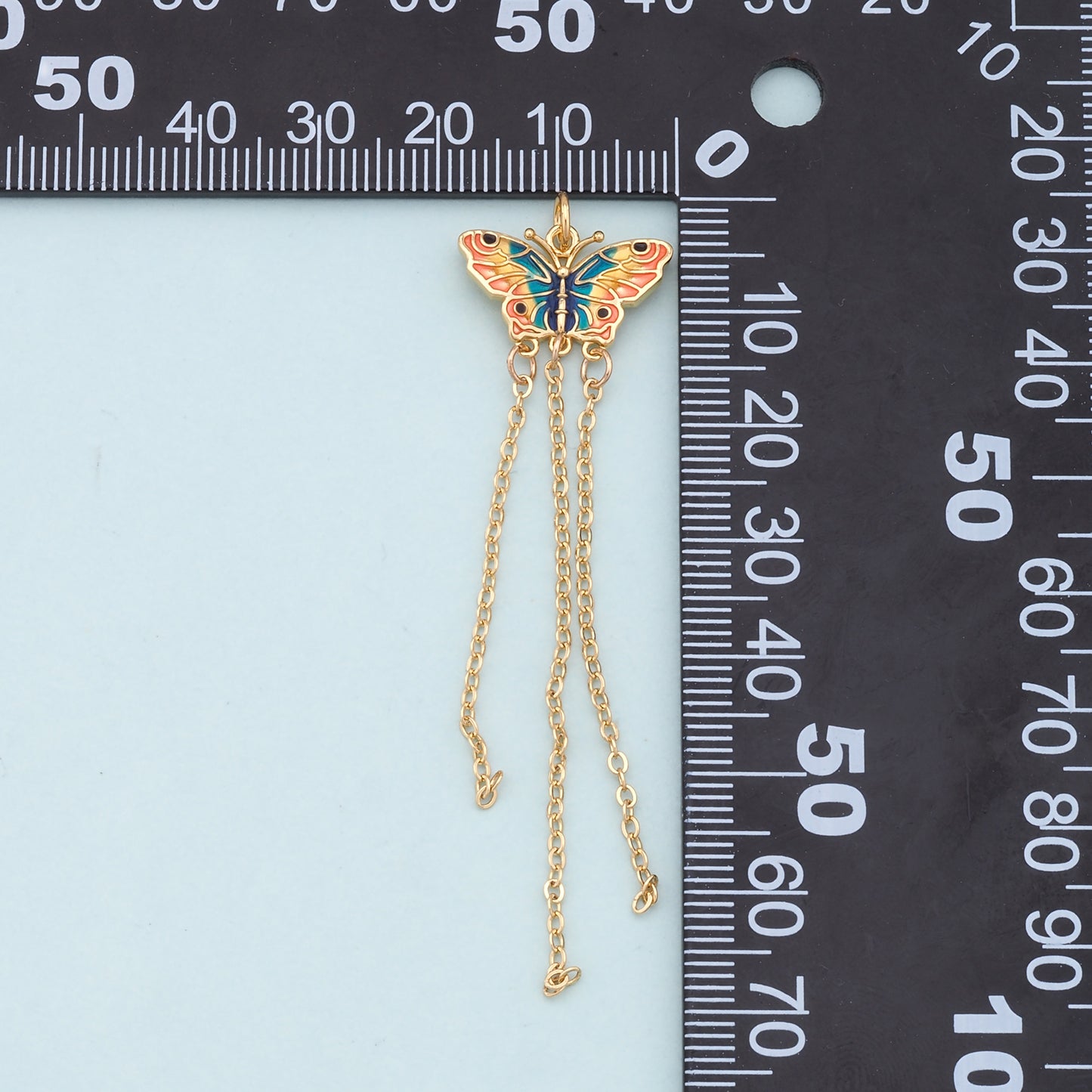 Gold Butterfly Charms,18K Gold Filled Butterfly Pendant,Butterfly Charm Bracelet Necklace for DIY Jewelry Making Supply