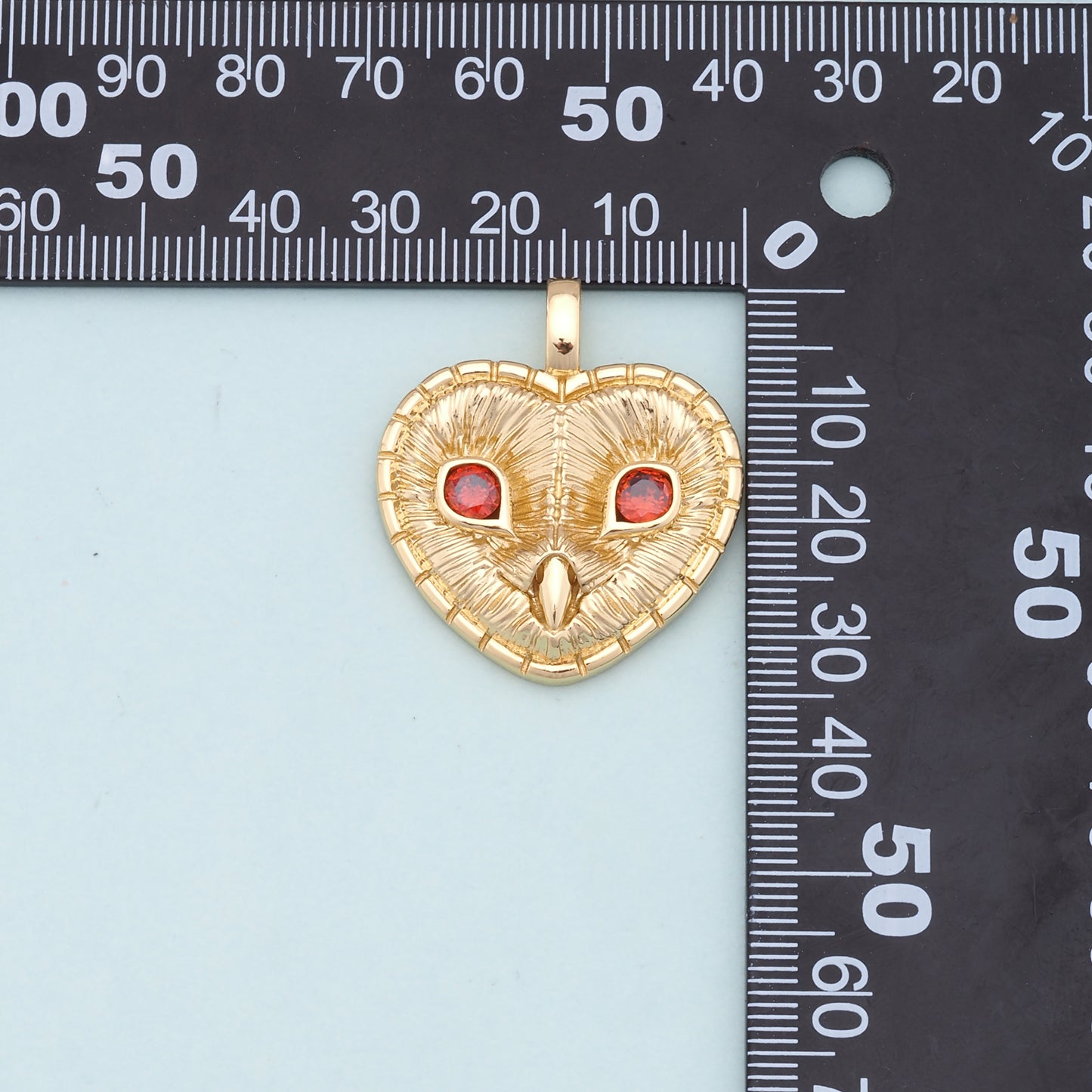 Gold Heart Charms,18K Gold Filled Heart Pendant,Heart Charm Bracelet Necklace for DIY Jewelry Making Supply