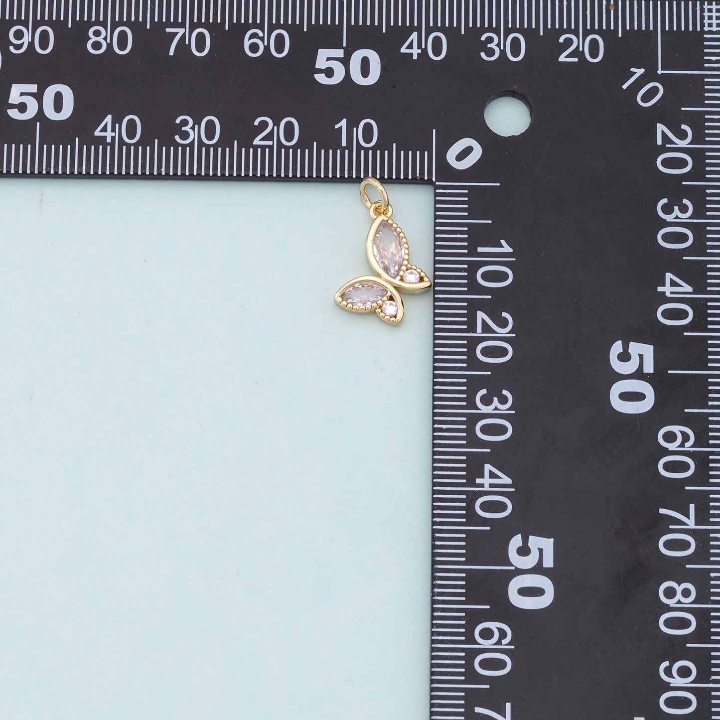 Gold Butterfly Charms,18K Gold Filled Butterfly Pendant,Butterfly Charm Bracelet Necklace for DIY Jewelry Making Supply