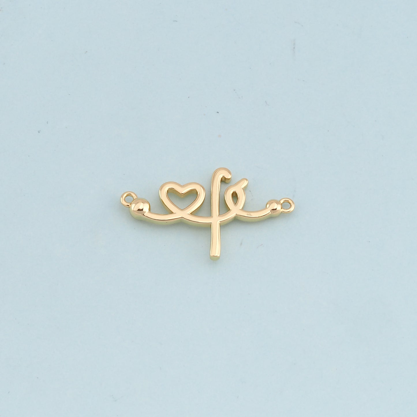 Gold stethoscope Charms,18K Gold Filled stethoscope Pendant,stethoscope Charm Bracelet Necklace for DIY Jewelry Making Supply