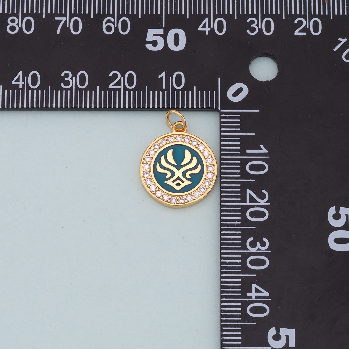 Gold element Charms,18K Gold Filled Water Pendant,Element Charm Bracelet Necklace for DIY Jewelry Making Supply