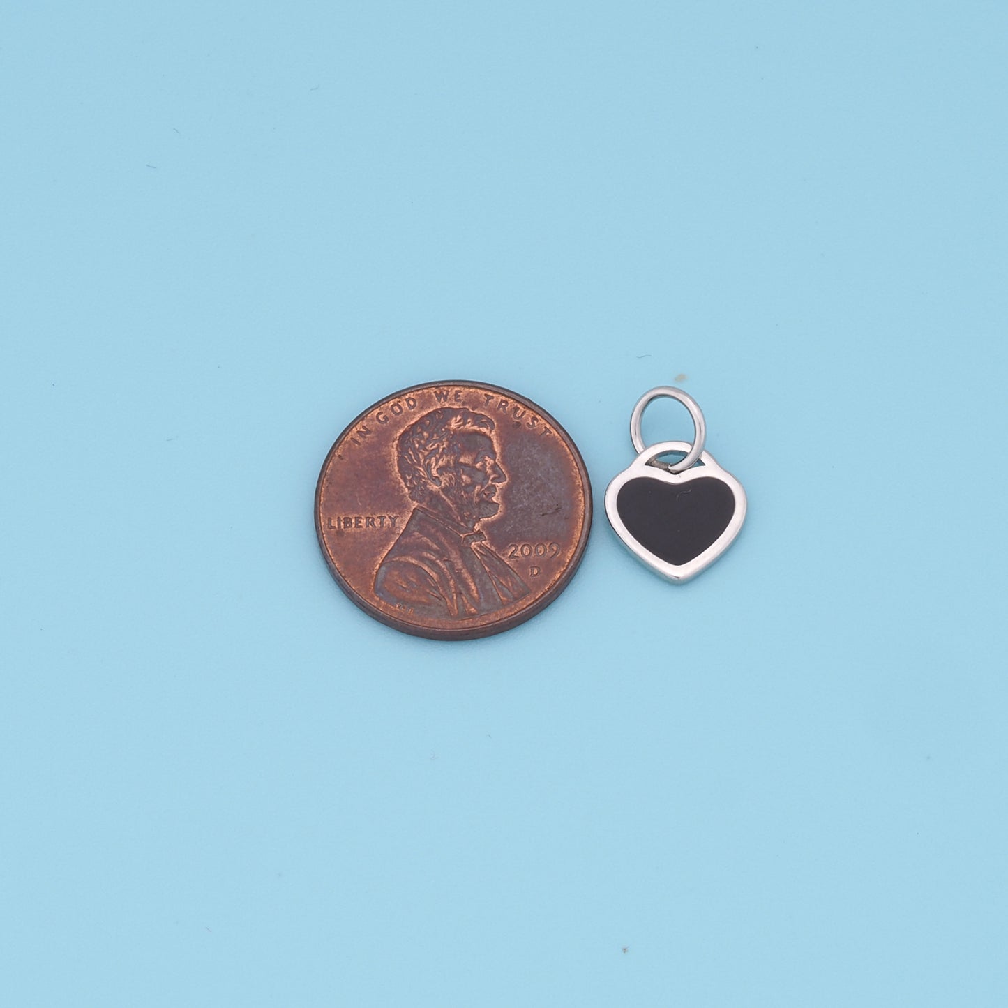 Gold Heart Charms,18K Gold Filled Heart Pendant,Tiny Heart Charm Bracelet Necklace for DIY Jewelry Making Supply