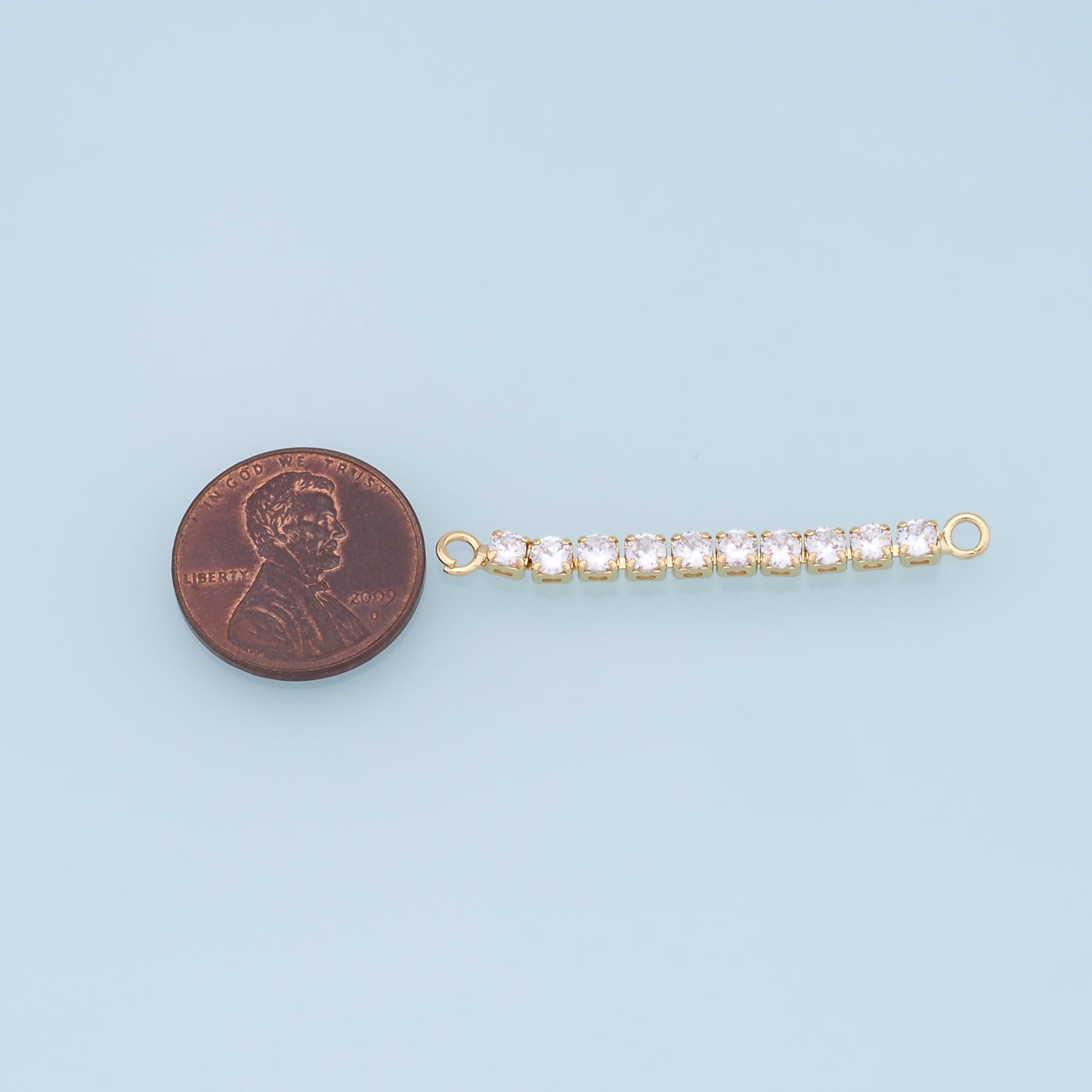 Gold Round strip Connector Charms,18K Gold Filled Round Pendant,Round Charm Bracelet Necklace for DIY Jewelry Making Supply