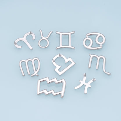 18K Gold Filled Zodiac Constellation Charms,Zodiac Symbol,Horoscope Charm,Gold Astrological Zodiac Sign Minimalist Jewelry