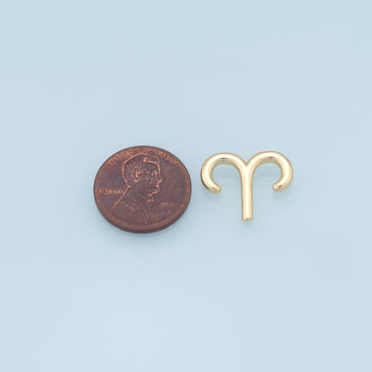 18K Gold Filled Zodiac Constellation Charms,Zodiac Symbol,Horoscope Charm,Gold Astrological Zodiac Sign Minimalist Jewelry