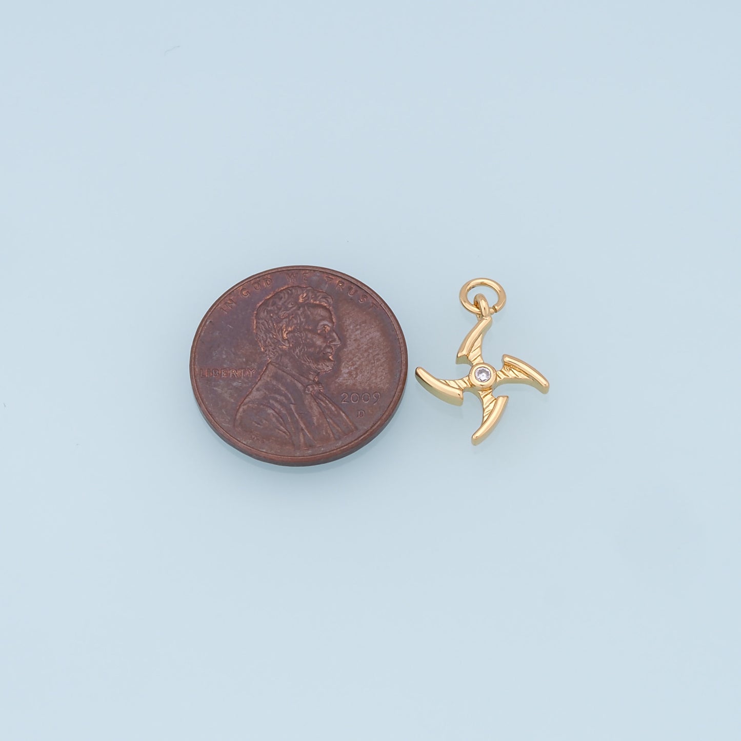 Gold Star Charms,18K Gold Filled Darts Pendant,Darts Charm Bracelet Necklace for DIY Jewelry Making Supply