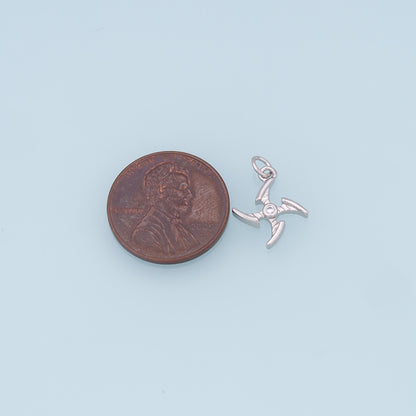 Gold Star Charms,18K Gold Filled Darts Pendant,Darts Charm Bracelet Necklace for DIY Jewelry Making Supply