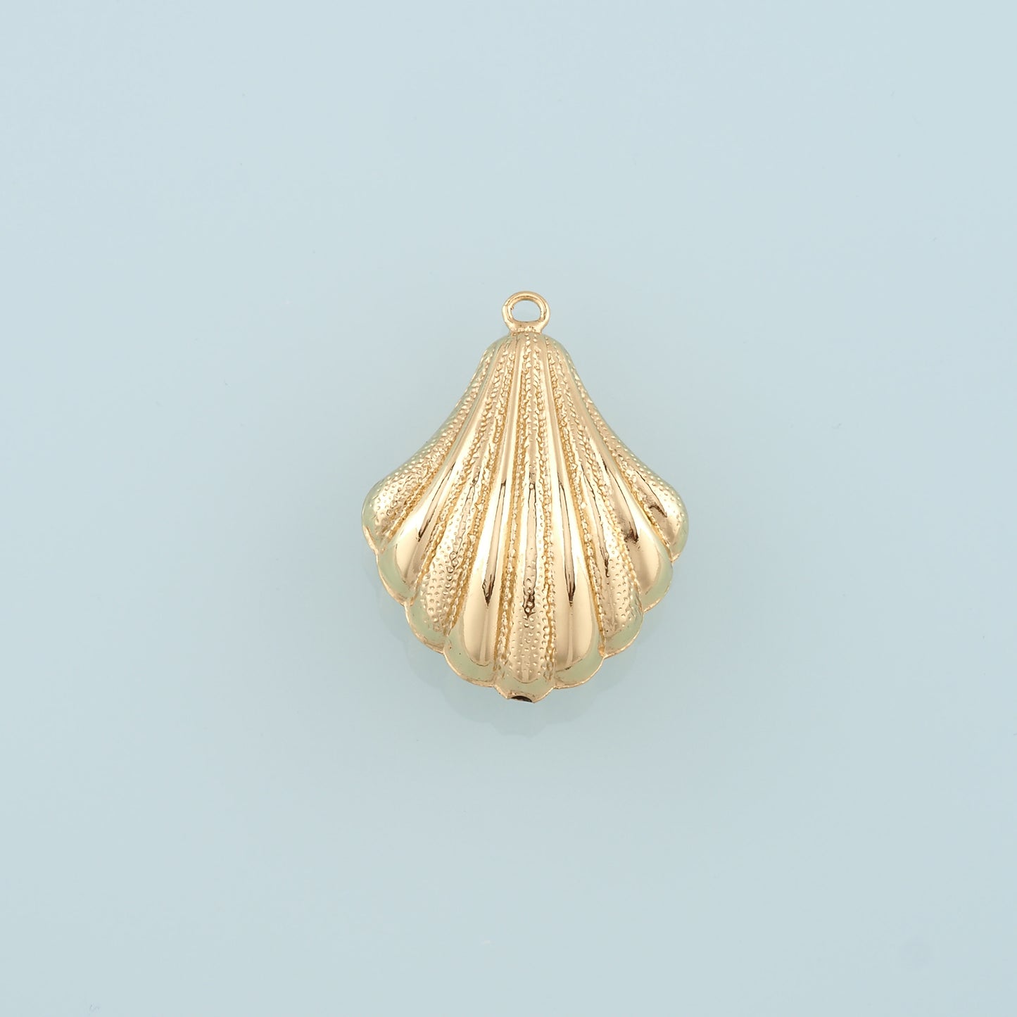 Gold Conch Charms,18K Gold Filled Big Shell Pendant,Conch Shell Charm Bracelet Necklace for DIY Jewelry Making Supply