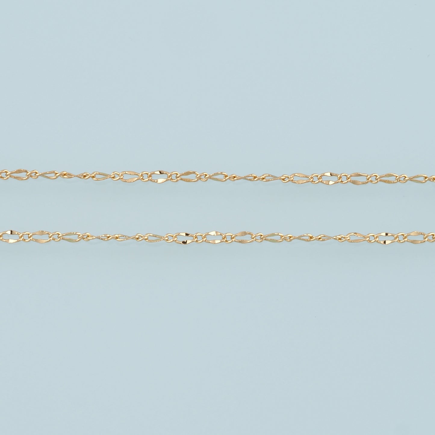 Gold Oval Chain,18K Gold Filled Oval Chain for Necklace Bracelet DIY Jewelry Making Supply