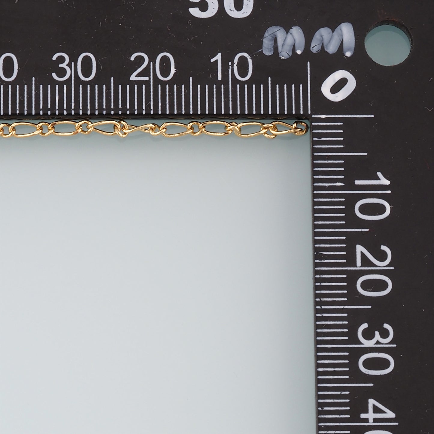 Gold Oval Chain,18K Gold Filled Paper Clip Chain for Necklace Bracelet DIY Jewelry Making Supply