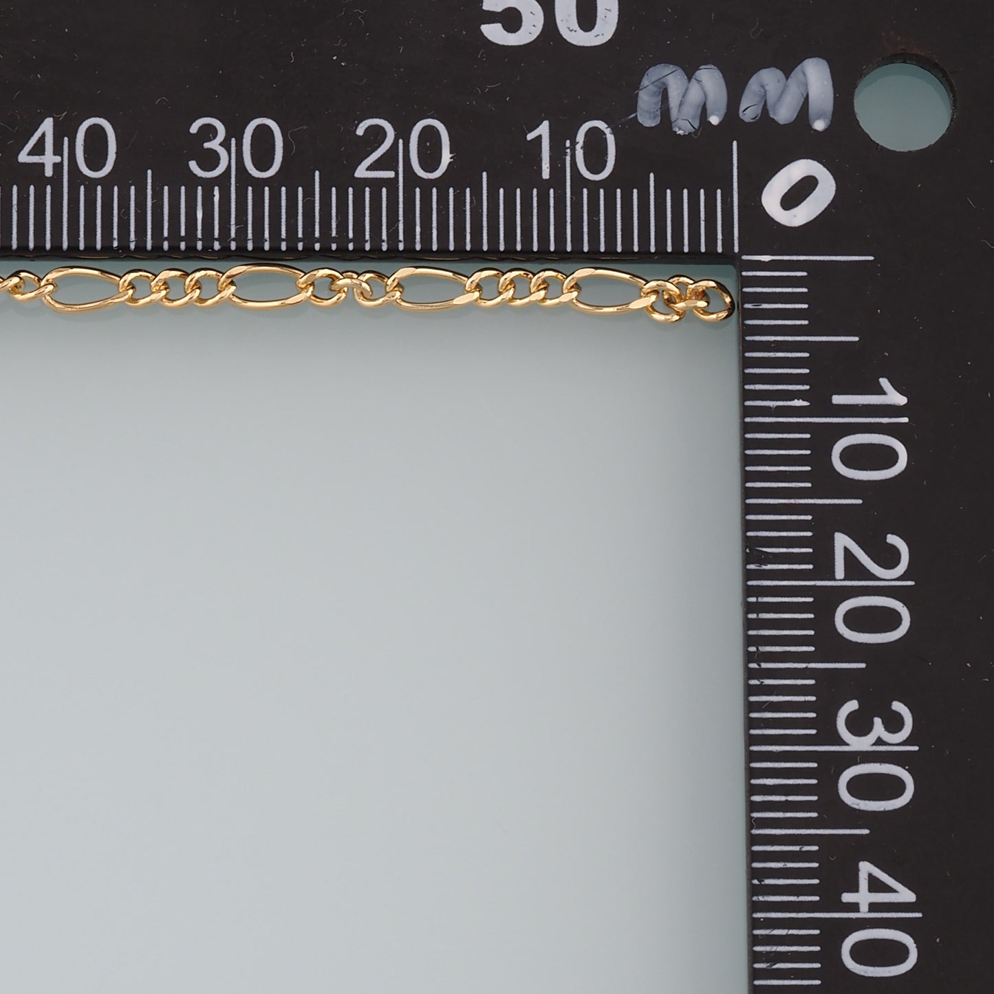 Gold Oval Chain,18K Gold Filled Thin Oval Chain for Necklace Bracelet DIY Jewelry Making Supply