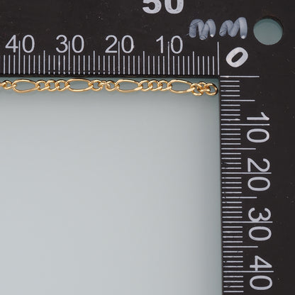 Gold Oval Chain,18K Gold Filled Thin Oval Chain for Necklace Bracelet DIY Jewelry Making Supply