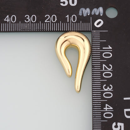 18K Gold Filled Geometry Pendant,Geometry Charm Bracelet Necklace for DIY Jewelry Making Supply