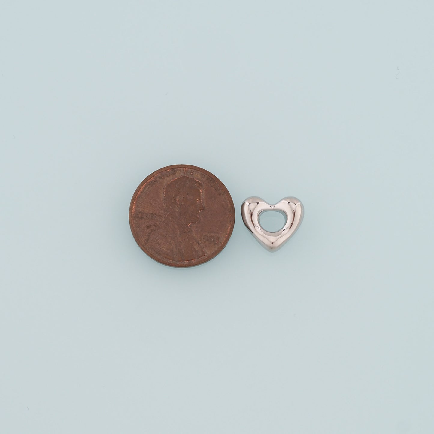 Gold Heart Charms,18K Gold Filled Heart Pendant,Dainty Heart Charm Bracelet Necklace for DIY Jewelry Making Supply