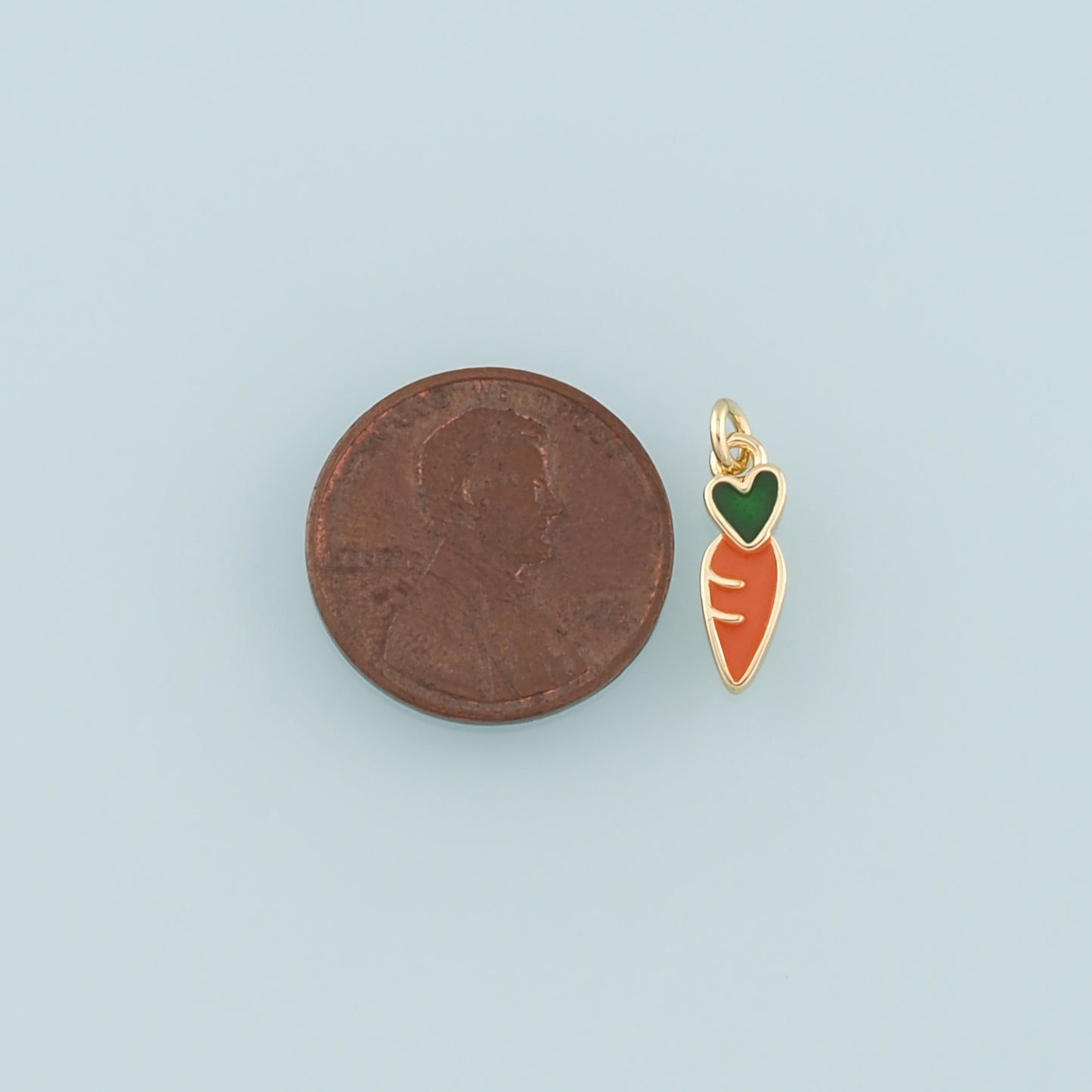 Gold Radish Charms,18K Gold Filled Radish Pendant,Enamel Fruit Charm Bracelet Necklace for DIY Jewelry Making Supply