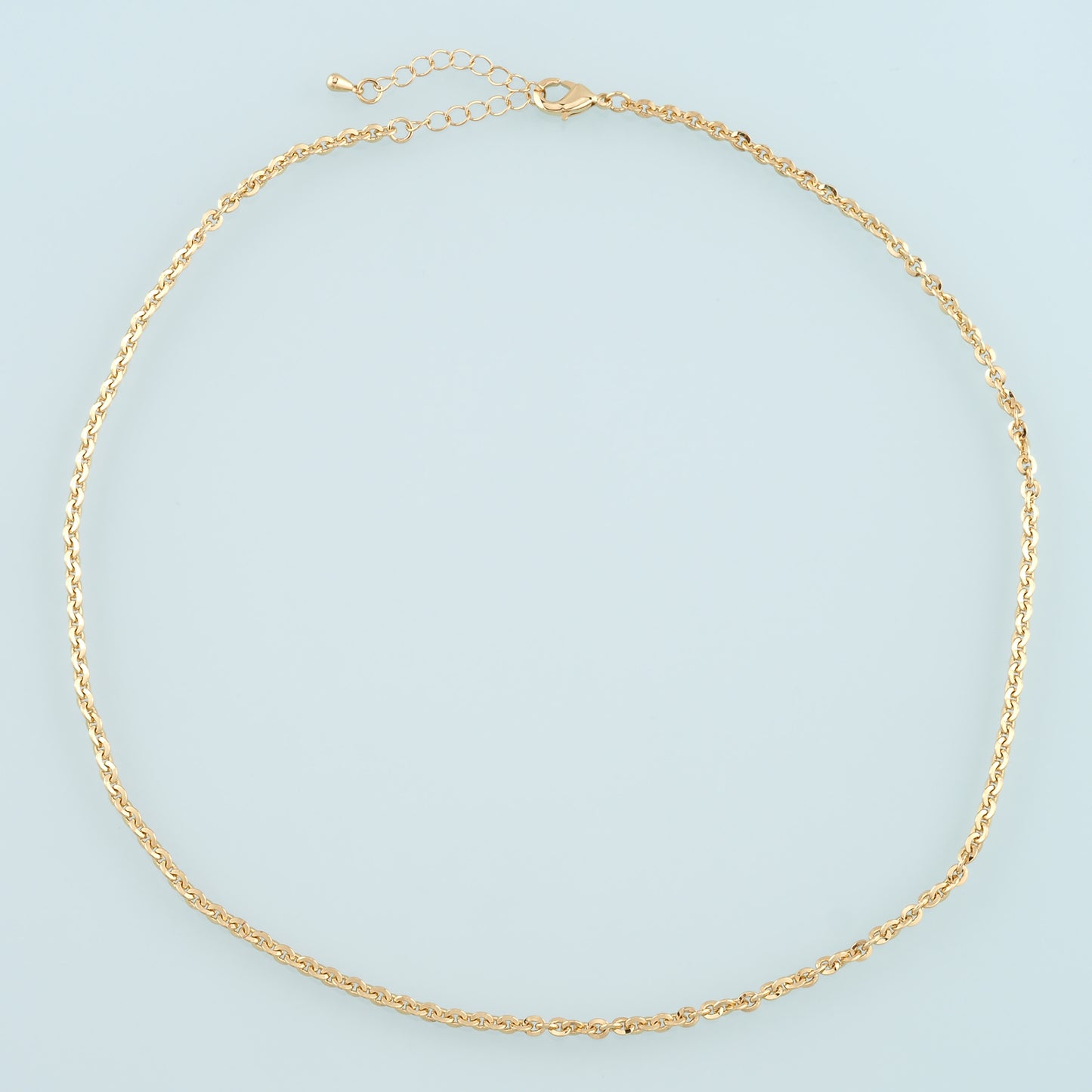 Gold Oval Chain,18K Gold Filled Oval for Necklace Bracelet DIY Jewelry Making Supply