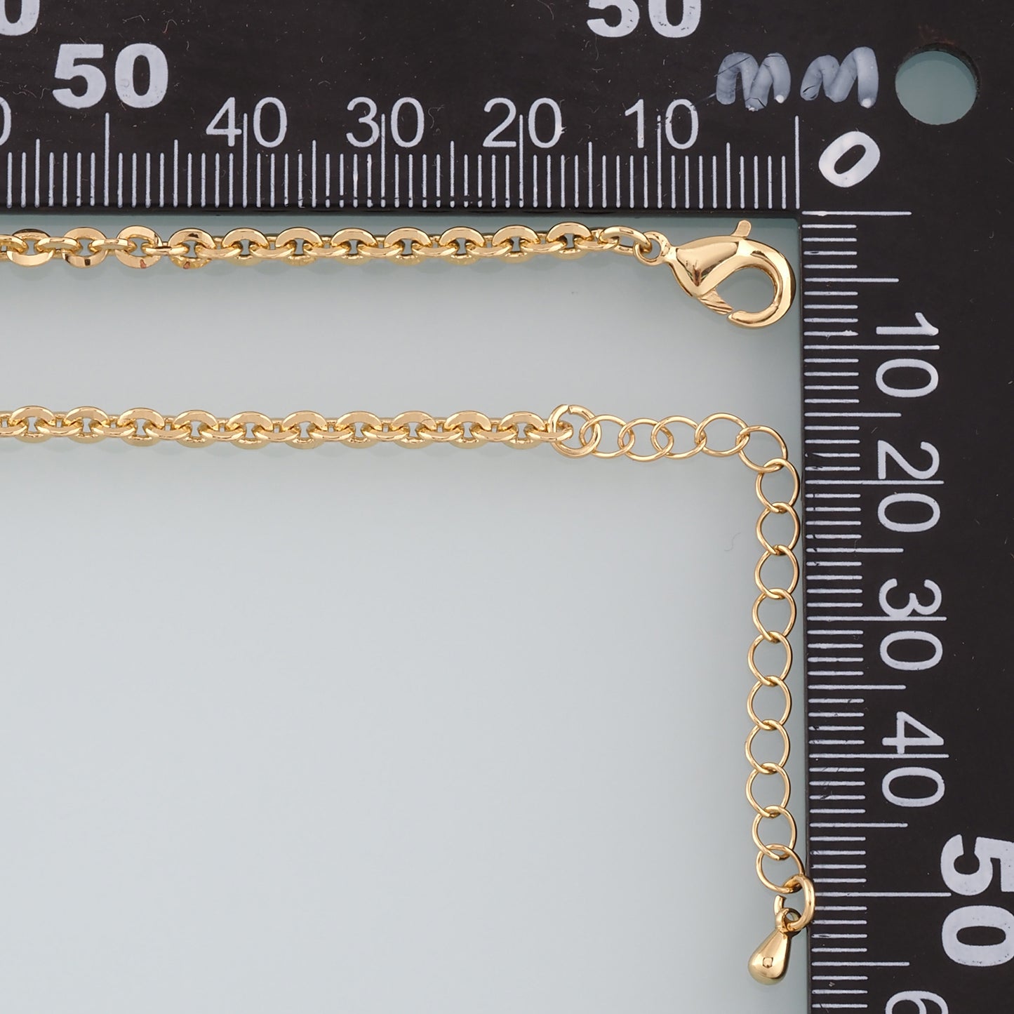 Gold Oval Chain,18K Gold Filled Oval for Necklace Bracelet DIY Jewelry Making Supply