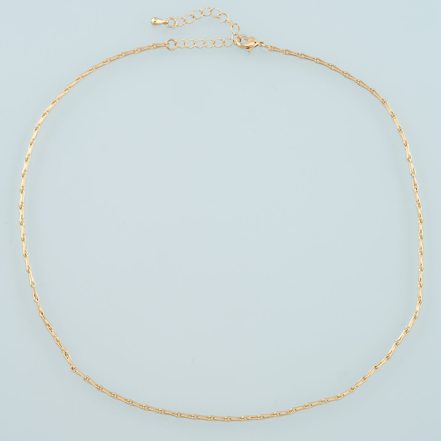 Gold Bone Chain,18K Gold Filled Rectangle for Necklace Bracelet DIY Jewelry Making Supply