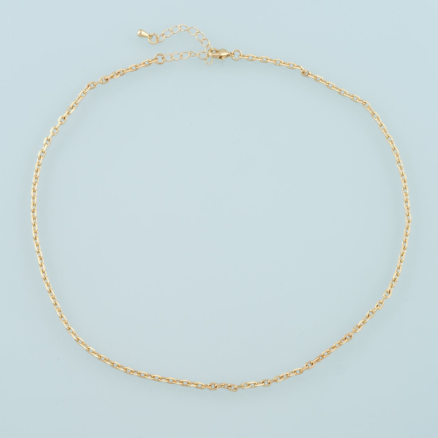 Gold Oval Chain,18K Gold Filled Oval for Necklace Bracelet DIY Jewelry Making Supply