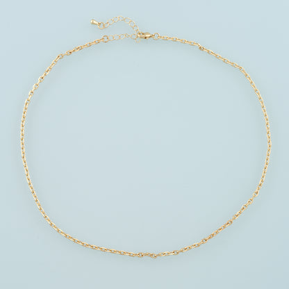 Gold Oval Chain,18K Gold Filled Oval for Necklace Bracelet DIY Jewelry Making Supply