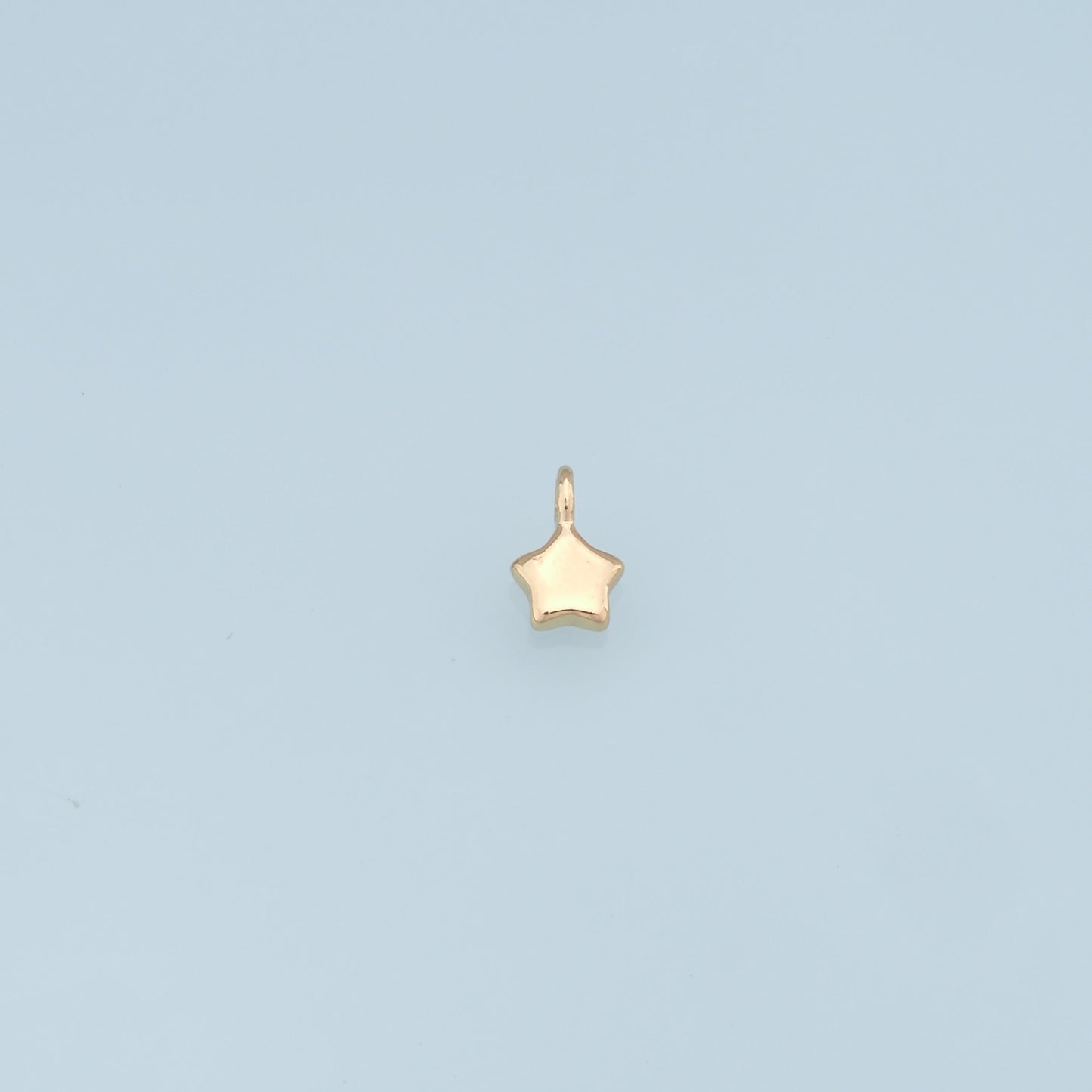 Gold Star Charms,18K Gold Filled Star Pendant,Star Charm Bracelet Necklace for DIY Jewelry Making Supply