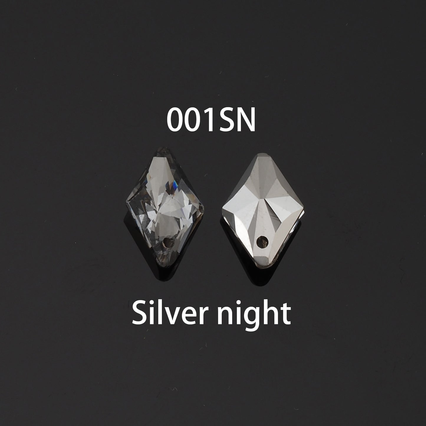 1pcs Rhombus Crystal Pendant Crystal AB Rhinestones for DIY Craft Jewelry Making Supply