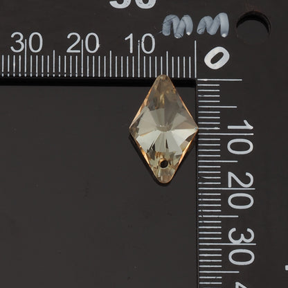 1pcs Rhombus Crystal Pendant Crystal AB Rhinestones for DIY Craft Jewelry Making Supply