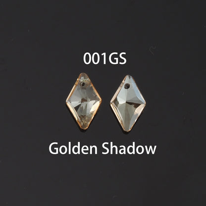 1pcs Rhombus Crystal Pendant Crystal AB Rhinestones for DIY Craft Jewelry Making Supply
