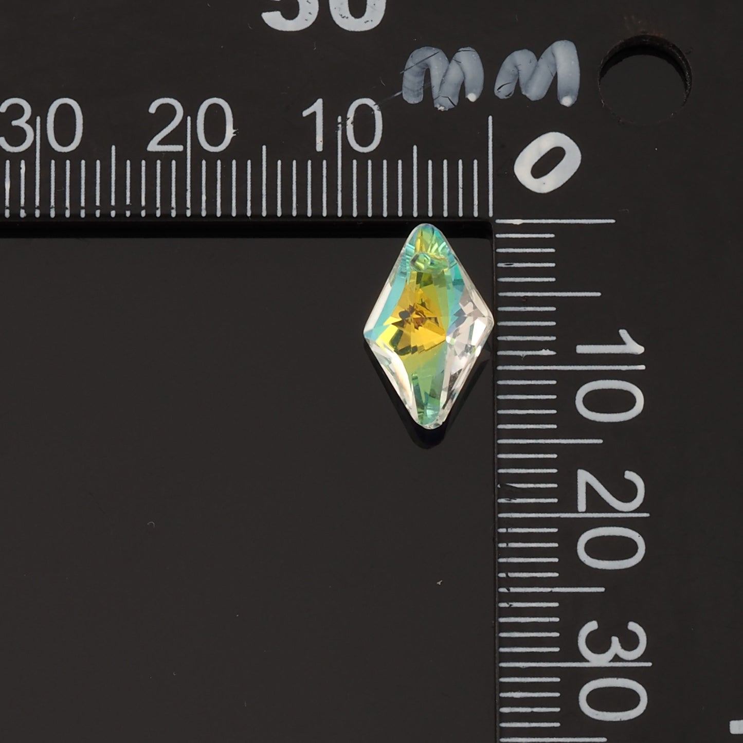 1pcs Rhombus Crystal Pendant Crystal AB Rhinestones for DIY Craft Jewelry Making Supply