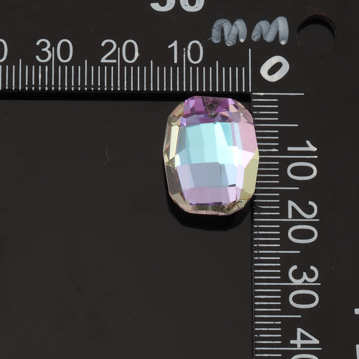 1pcs Oval Crystal Pendant Crystal AB Rhinestones for DIY Craft Jewelry Making Supply