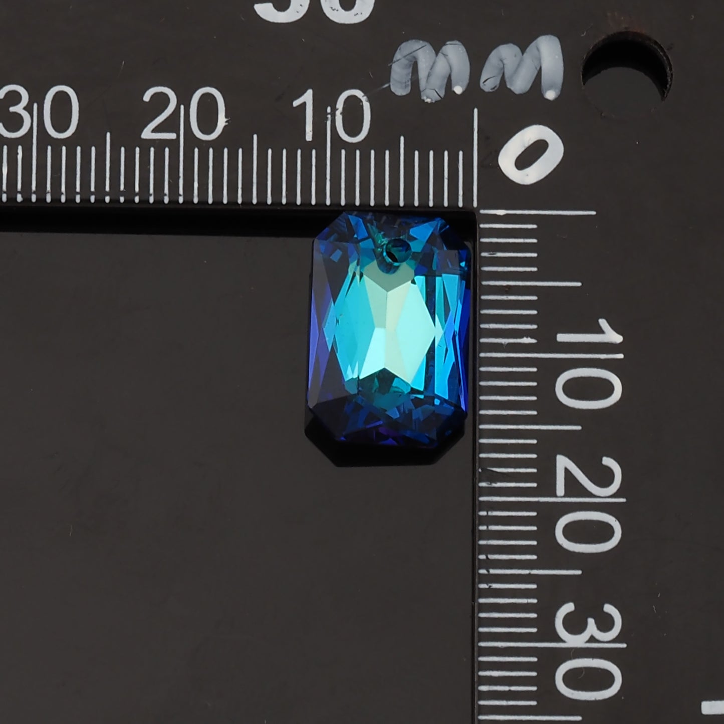 1pcs Oval Crystal Pendant Crystal AB Rhinestones for DIY Craft Jewelry Making Supply
