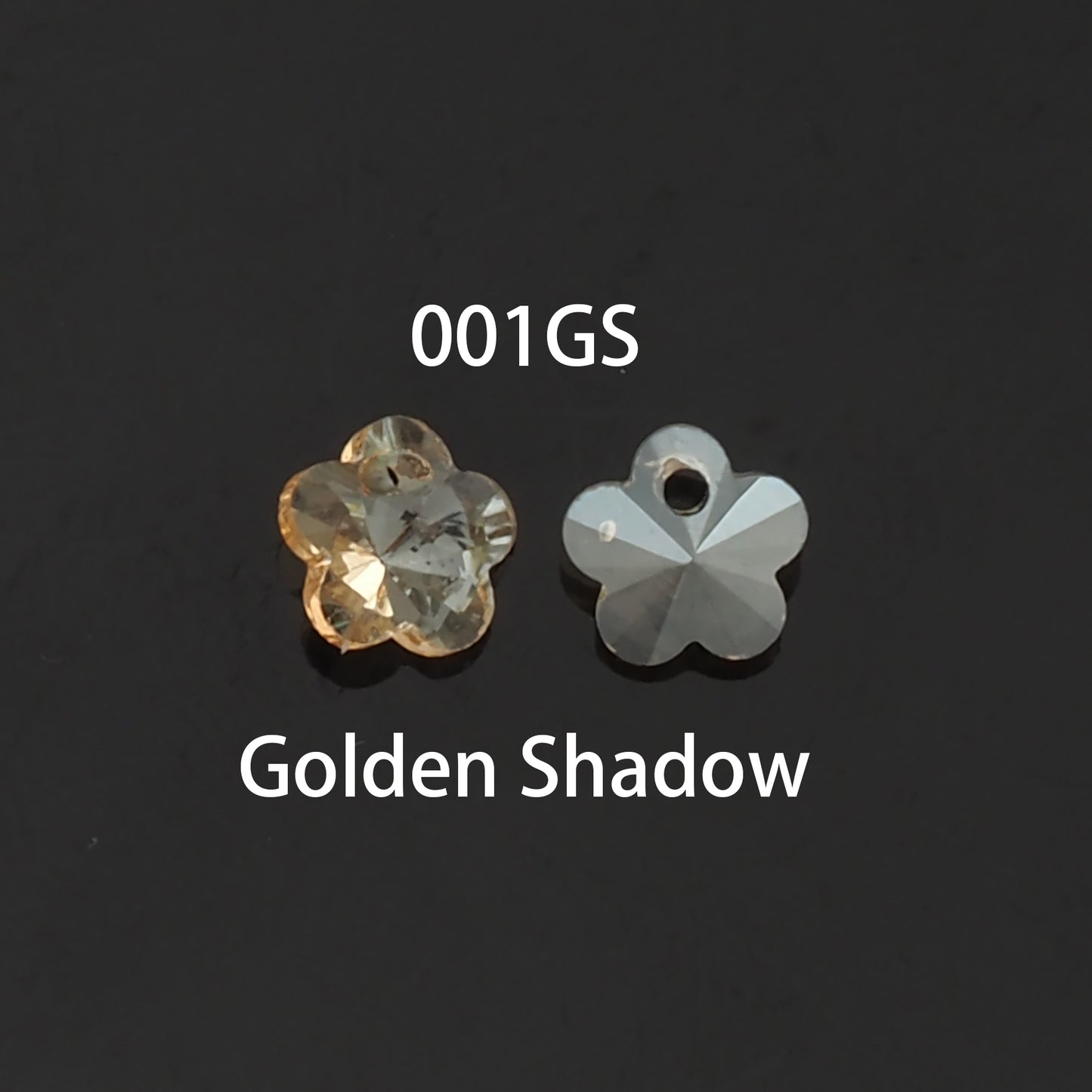 5pcs Flower Crystal Pendant Crystal AB Rhinestones for DIY Craft Jewelry Making Supply