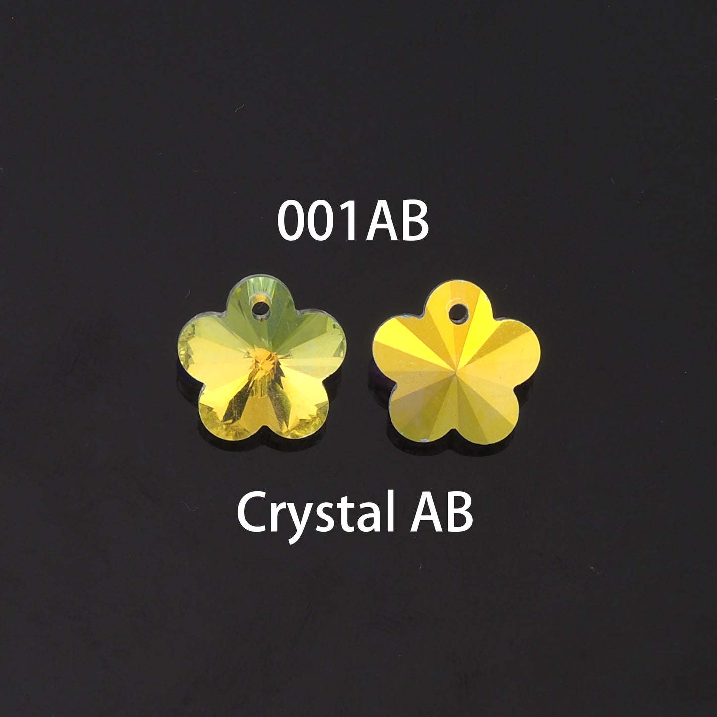 1pcs Flower Crystal Pendant Crystal AB Rhinestones for DIY Craft Jewelry Making Supply