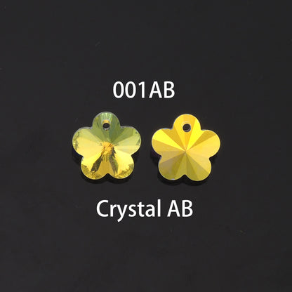 1pcs Flower Crystal Pendant Crystal AB Rhinestones for DIY Craft Jewelry Making Supply