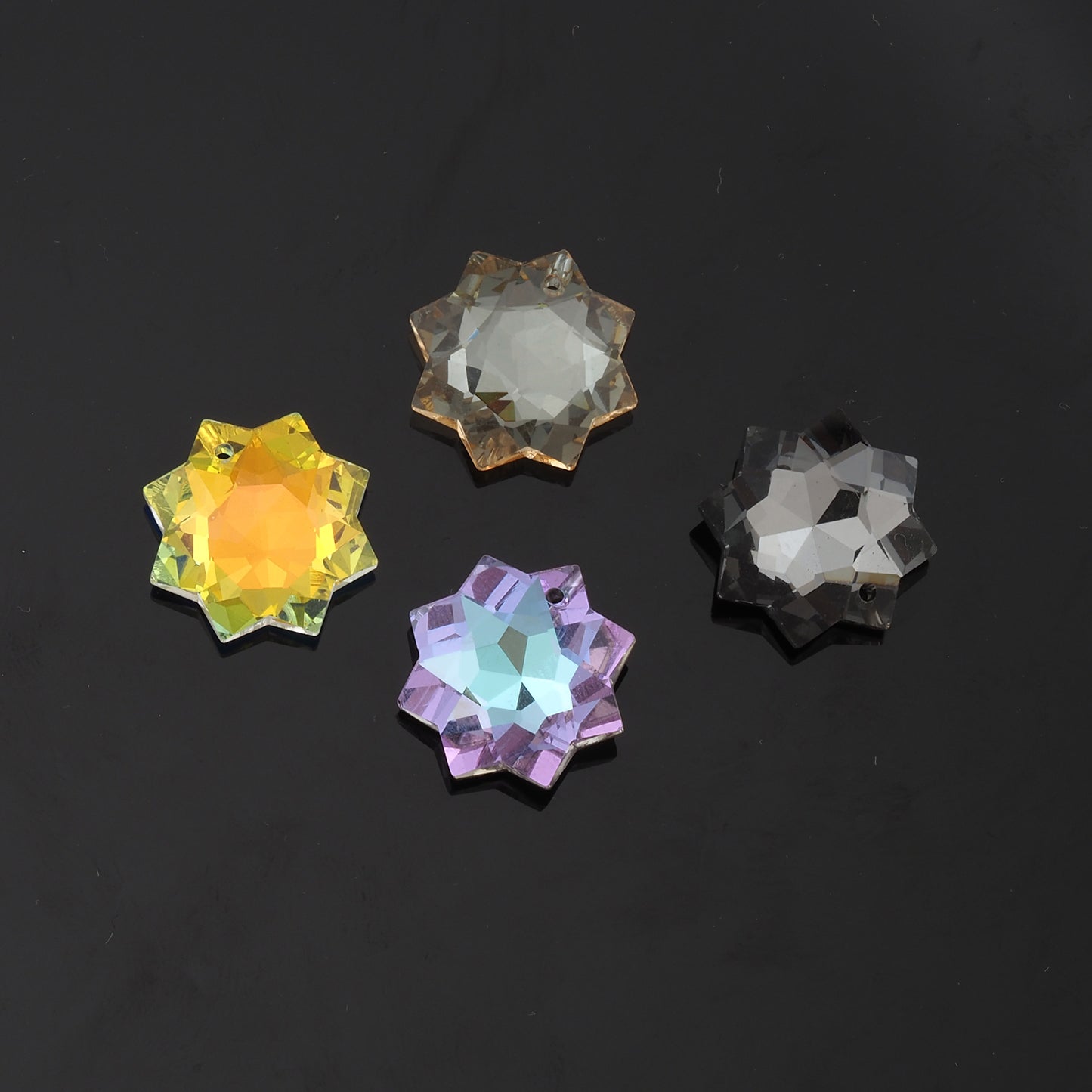 1pcs Sunflower Crystal Pendant Crystal AB Rhinestones for DIY Craft Jewelry Making Supply