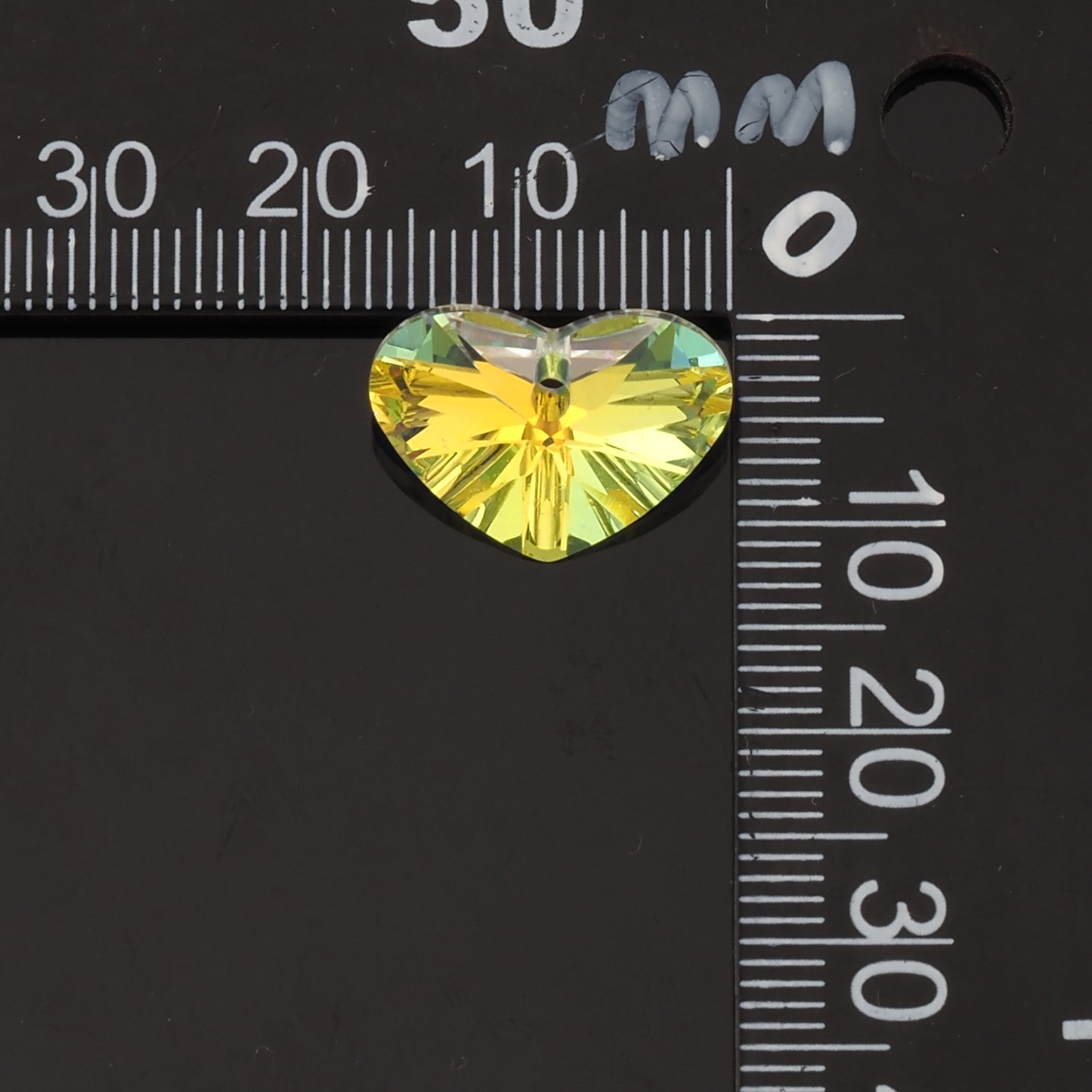 1pcs Heart Crystal Pendant Crystal AB Rhinestones for DIY Craft Jewelry Making Supply