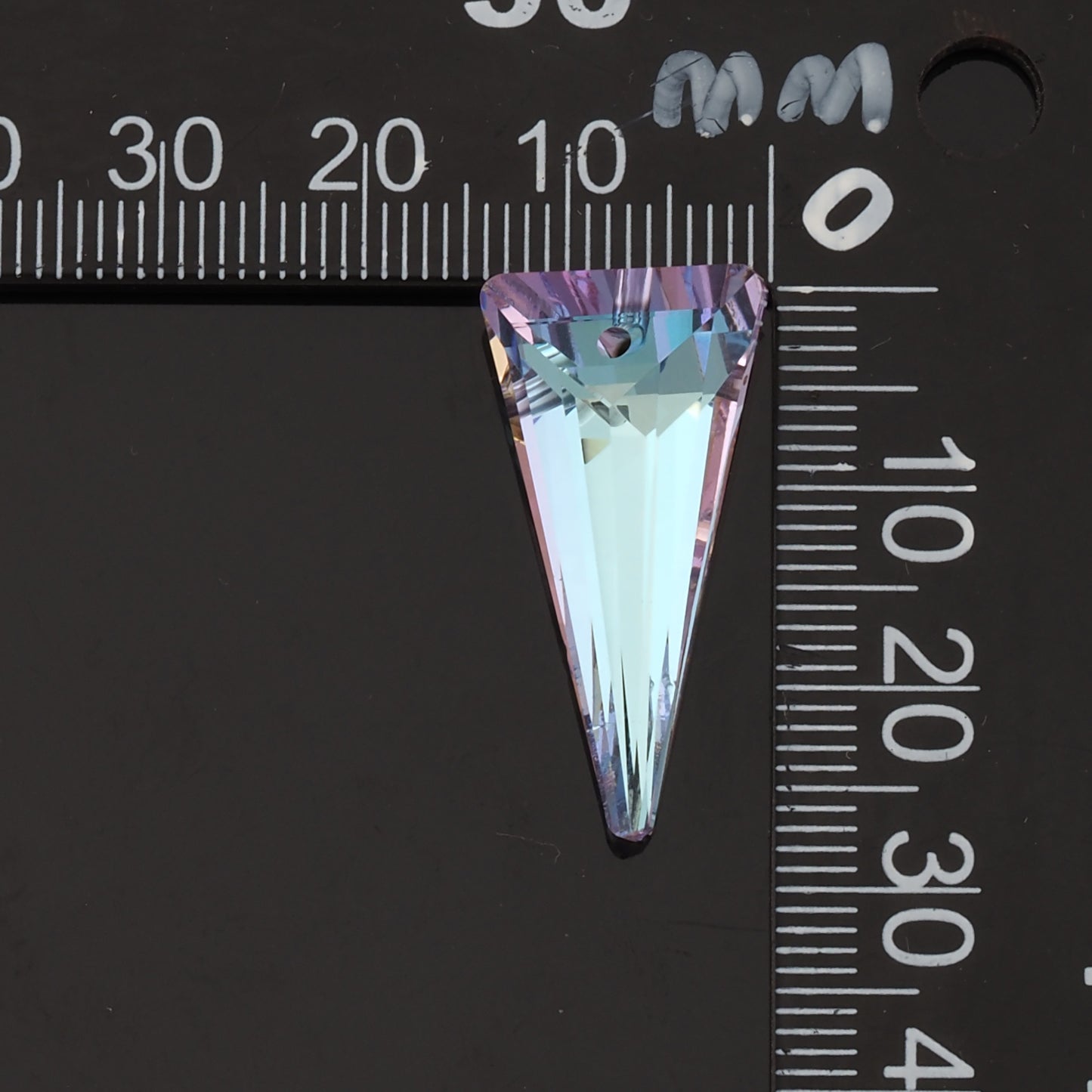 1pcs Triangle Crystal Pendant Crystal AB Rhinestones for DIY Craft Jewelry Making Supply