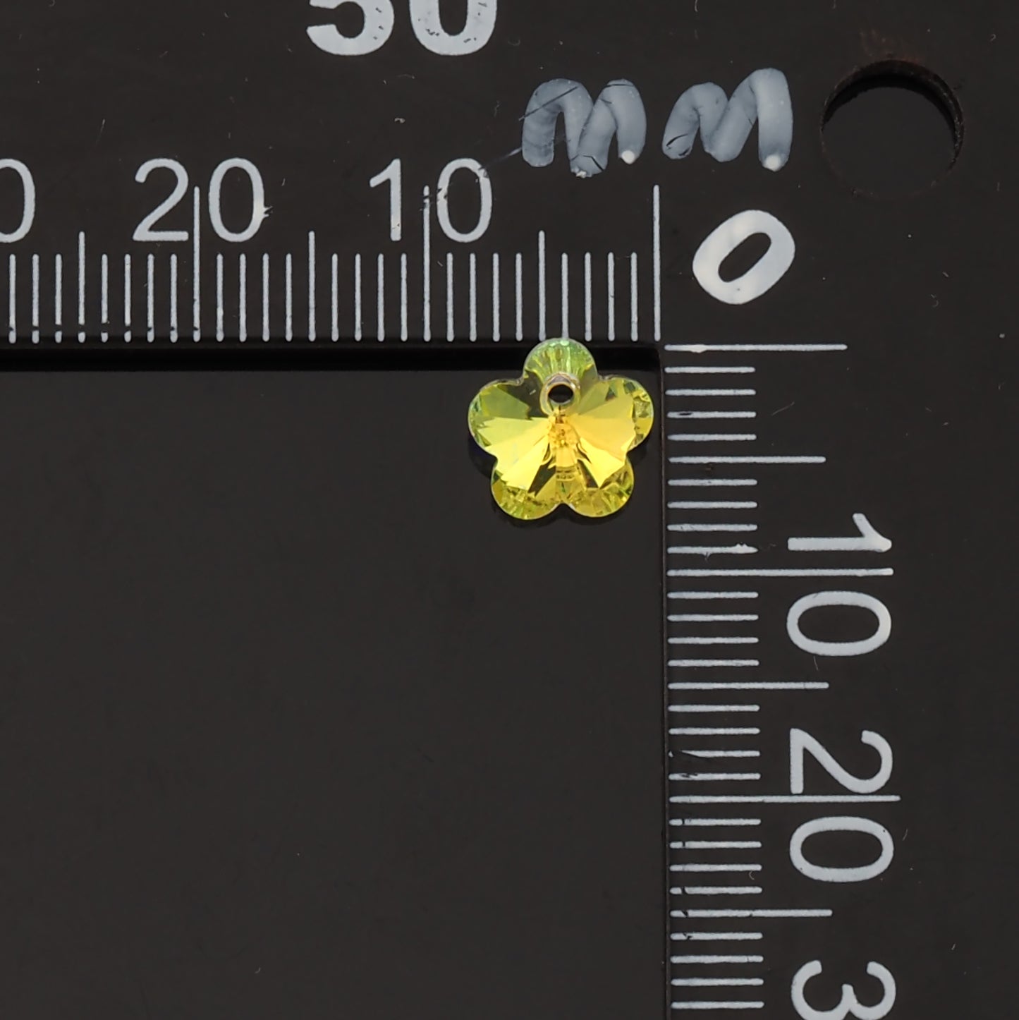 5pcs Flower Crystal Pendant Crystal AB Rhinestones for DIY Craft Jewelry Making Supply