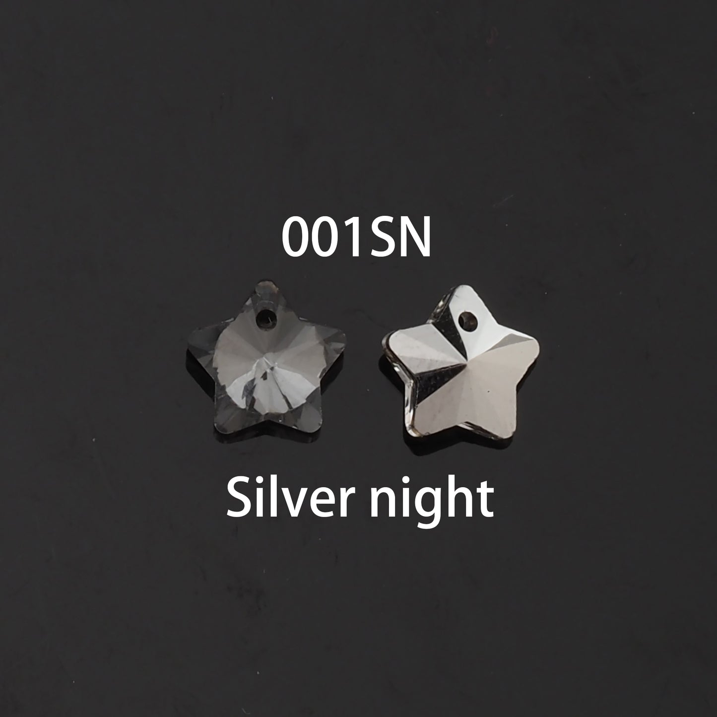 5pcs Star Crystal Pendant Crystal AB Rhinestones for DIY Craft Jewelry Making Supply