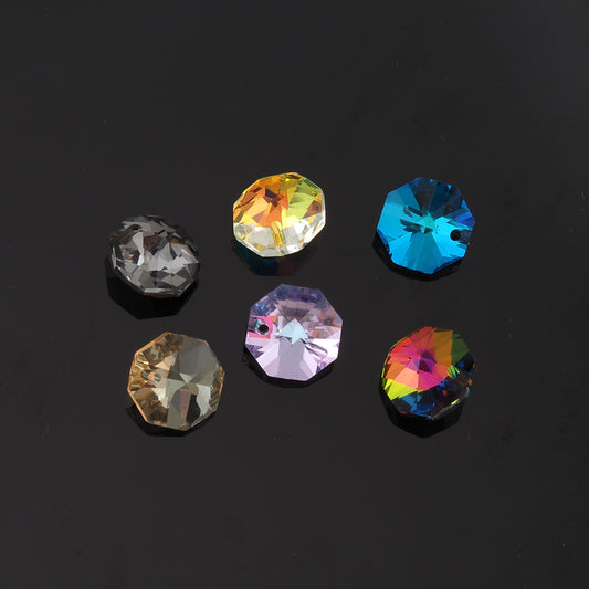 1pcs Round Crystal Pendant Crystal AB Rhinestones for DIY Craft Jewelry Making Supply