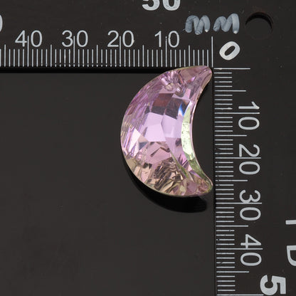 1pcs Moon Crystal Pendant Crystal AB Rhinestones for DIY Craft Jewelry Making Supply