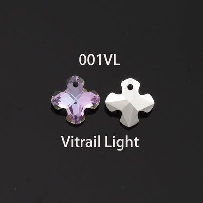 1pcs Cross Crystal Pendant Crystal AB Rhinestones for DIY Craft Jewelry Making Supply