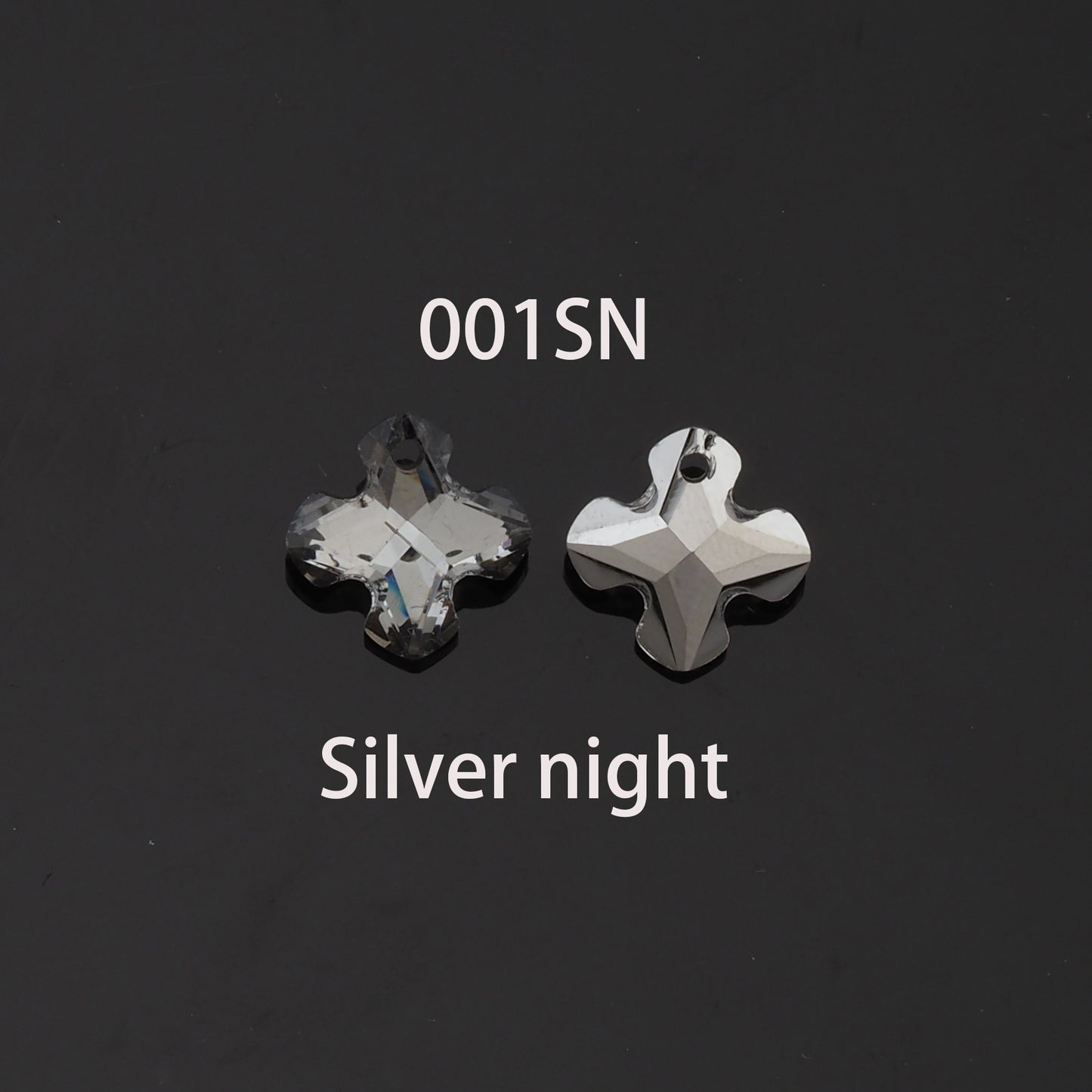 1pcs Cross Crystal Pendant Crystal AB Rhinestones for DIY Craft Jewelry Making Supply