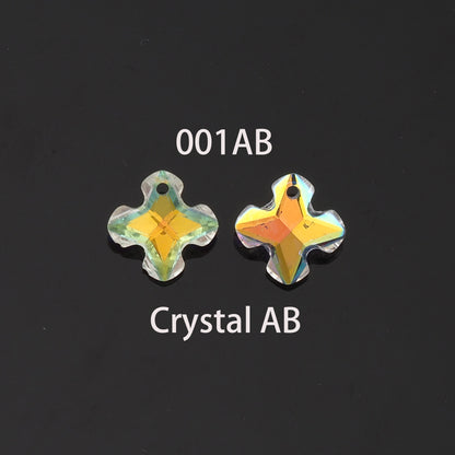1pcs Cross Crystal Pendant Crystal AB Rhinestones for DIY Craft Jewelry Making Supply