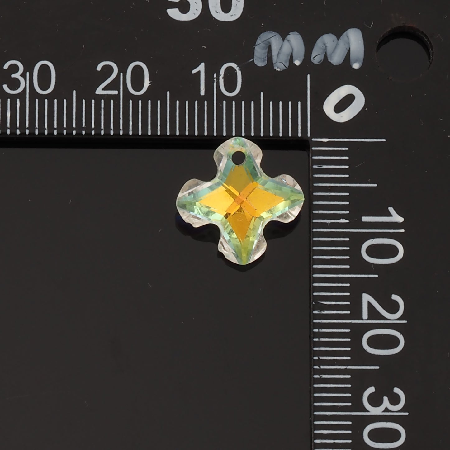 1pcs Cross Crystal Pendant Crystal AB Rhinestones for DIY Craft Jewelry Making Supply