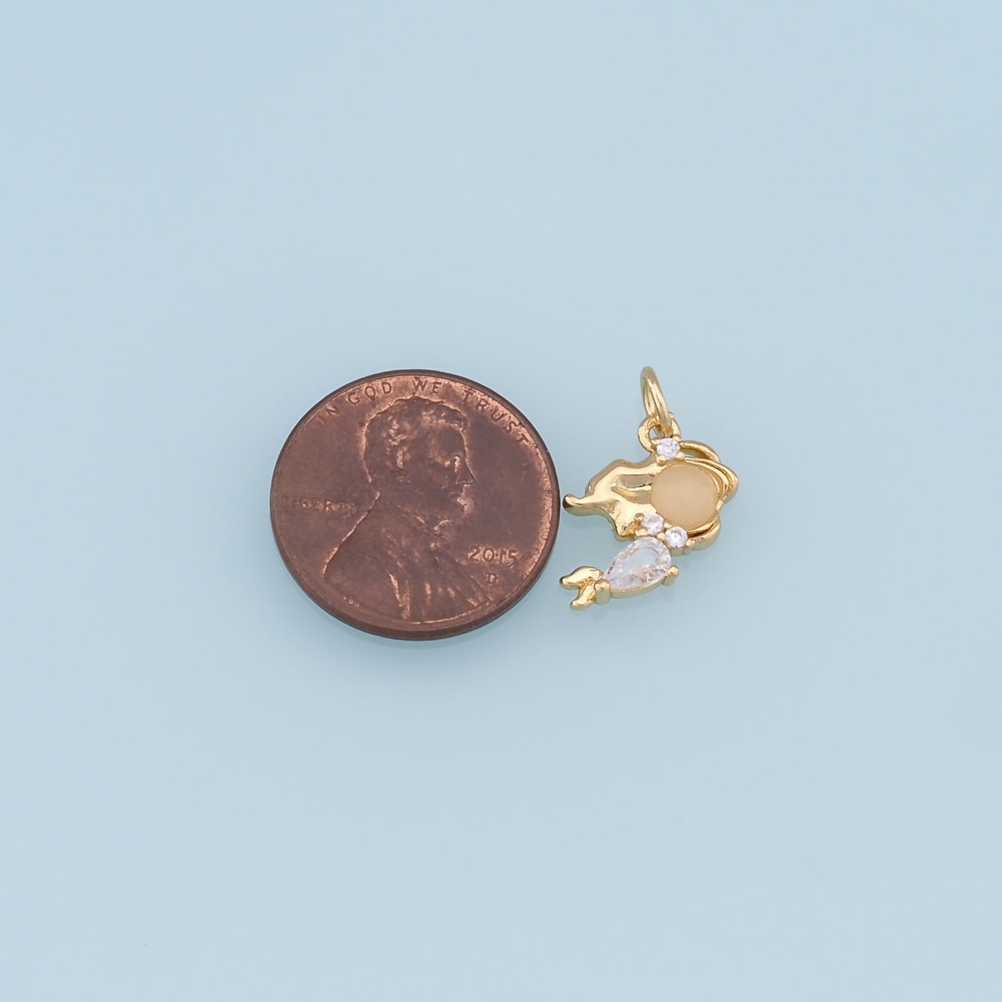 18K Gold Filled Boy Girl Pendant,Boy Girl Charm Bracelet Necklace for DIY Jewelry Making Supply